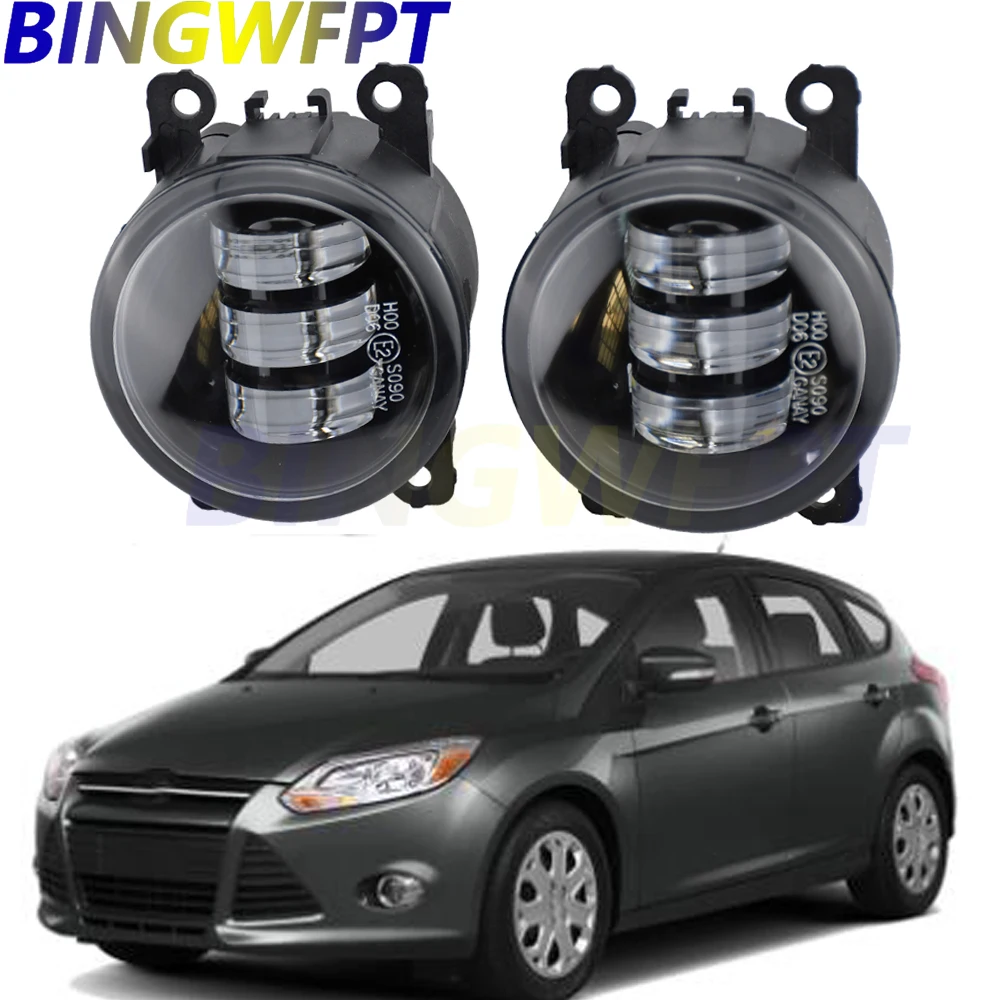 2X Противотуманные фары для Ford Focus MK3 MK2 Fusion Transit Fiesta Tourneo C-Max Mustang Ranger Explorer