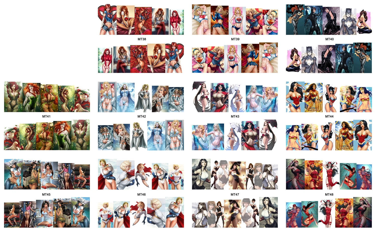 1 лист ногтей MT45 Pin Up Girl Hostess Sexy Cartoon Lady Fashion Nail Art переводная наклейка для переводка