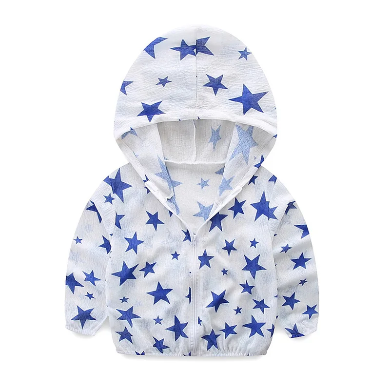 Новинка детская одежда унисекс для защиты от солнца куртка с милым мультяшным