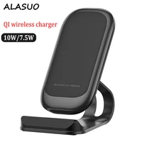 two coils 10w qi wireless charger stand usb c fast charging station holder for iphone 12 11 pro max xr x 8 samsung s21 s20 s10