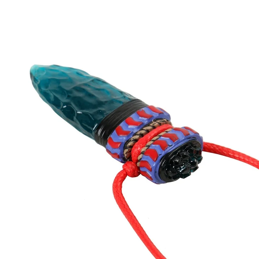 Амулет для косплея по мотивам аниме ожерелье принцессы Мононоке химе голубой