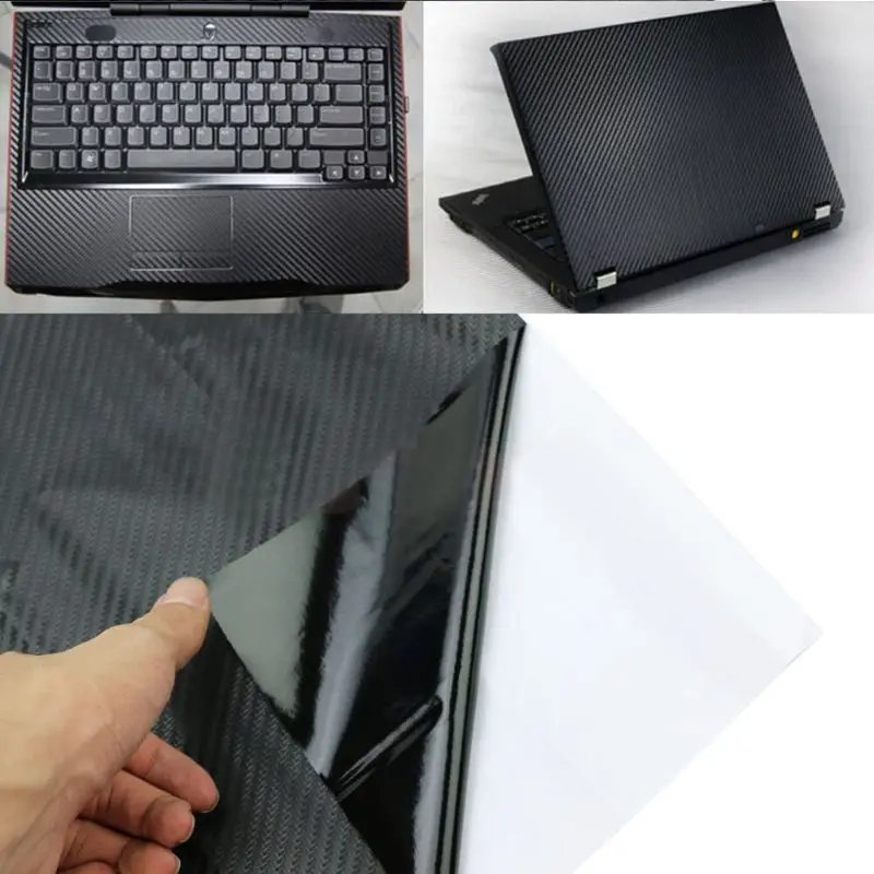

3D Carbon Fibre Skin Decal Wrap Sticker Case Cover For 17" PC Laptop Notebook