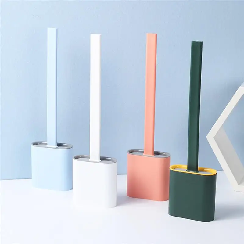 

Long Handle Toilet Brush Household Toilet Cleaning Tool (Random Color)