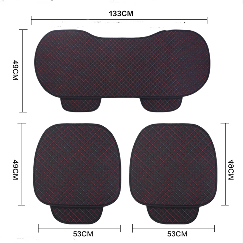 

Car Styling Universal Car Seat Cushion Cover Leather Car Front Seat Cover Protector Anti Slip Mat Auto Pad Interior Accessories