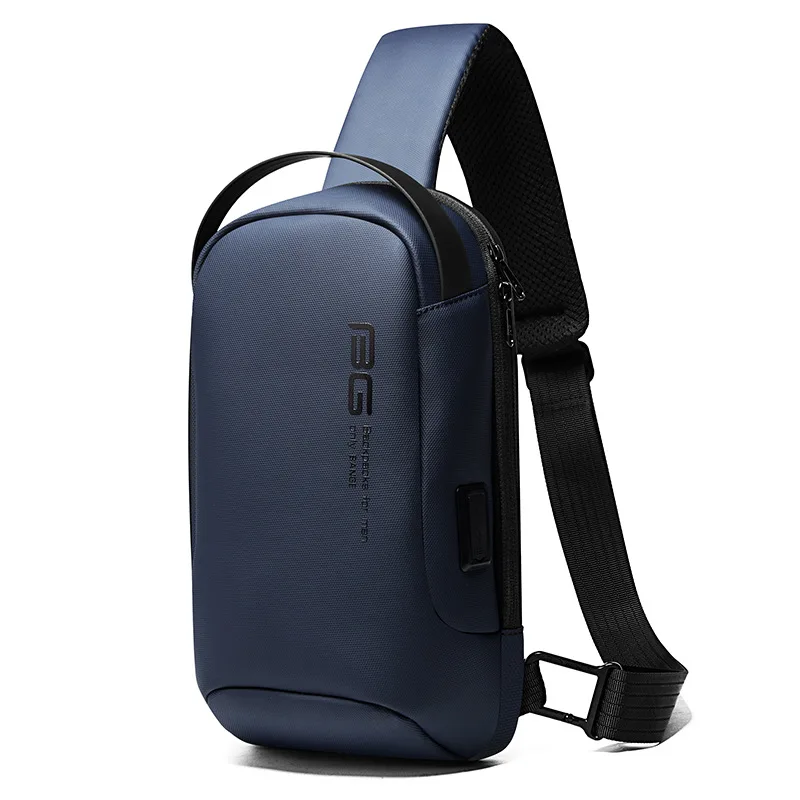 BANGE New Multifunction Crossbody Bag Shoulder Messenger Bags Male Waterproof Short Trip Chest Bag
