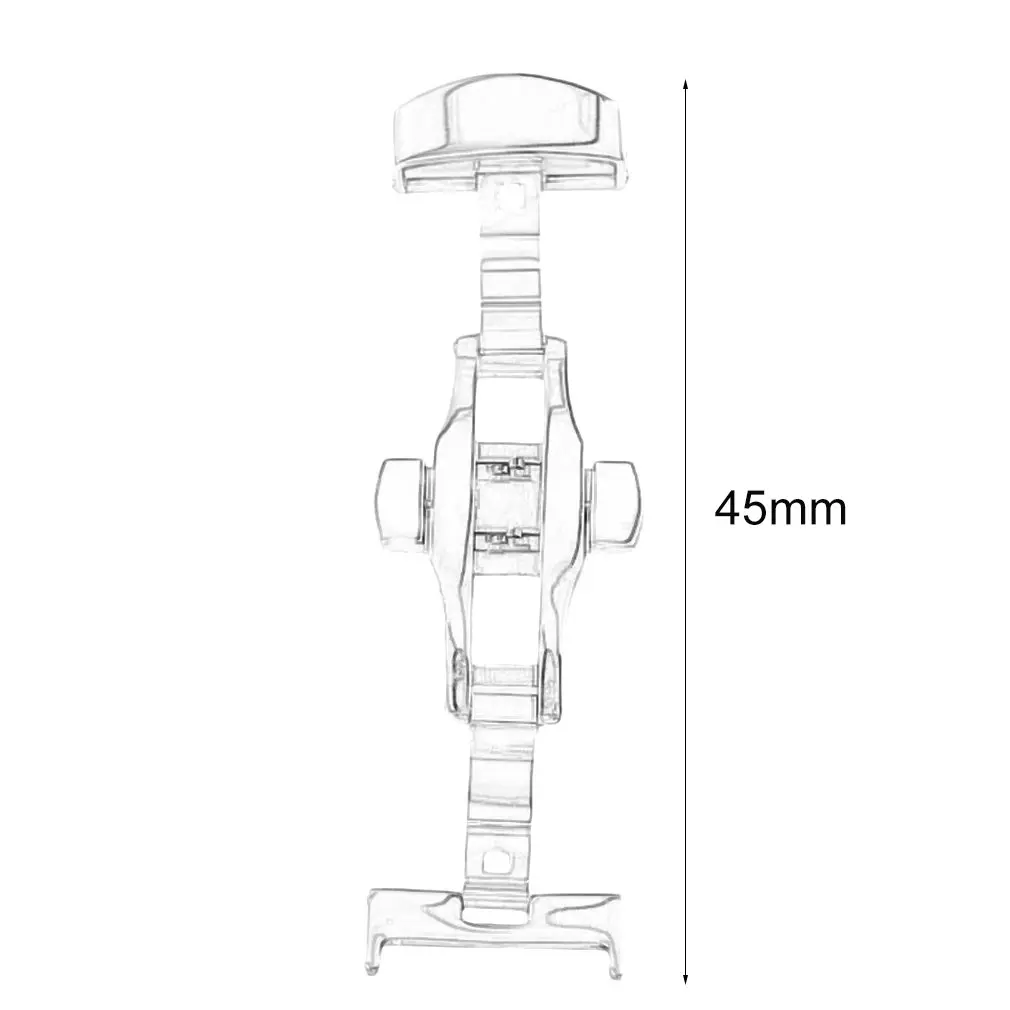 

18MM/20MM/22MM Universal Metal Watch Buckle Durable for Use Double Folding Butterfly Deployment Clasp Watches Accessories Women