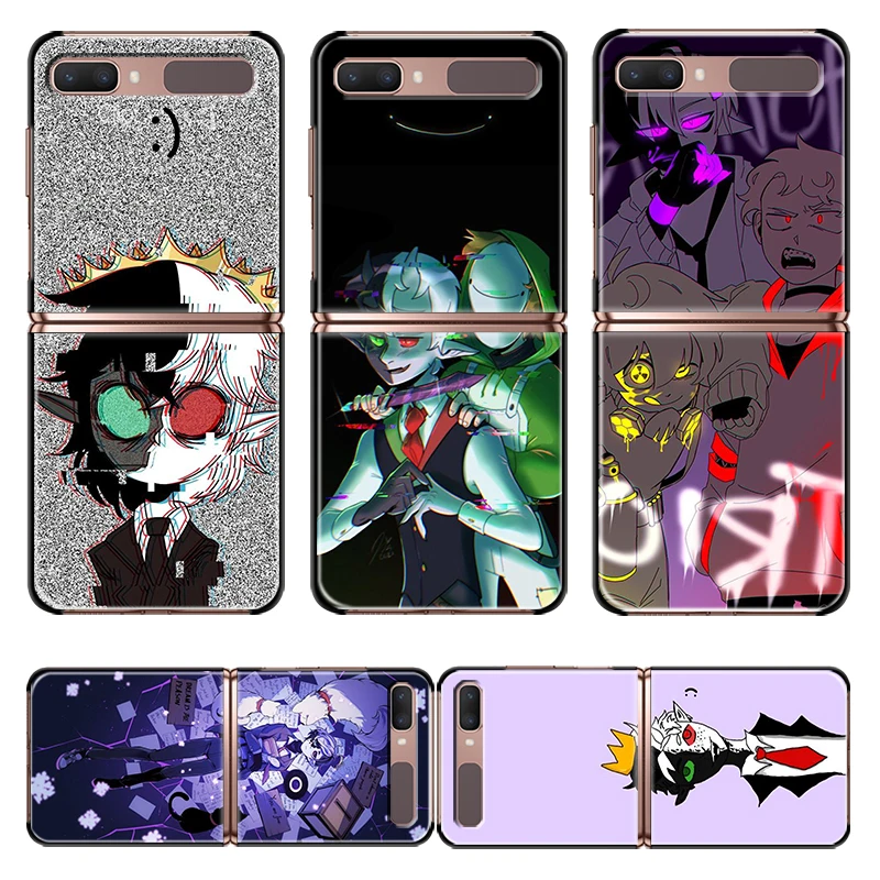 

Dream Smp Ranboo For Samsung Galaxy Z Flip 3 5G Black Mobile Shockproof Hard Capa Fundas Phone Case