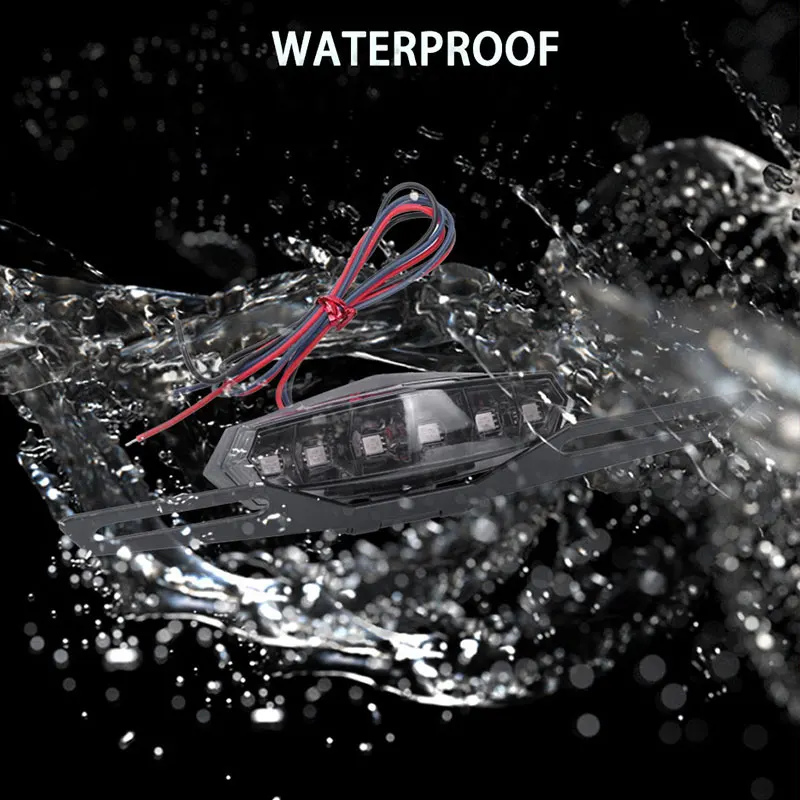 12 В велосипедный задний тормозной светильник светодиодный Светильник