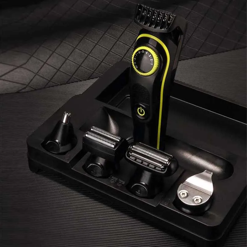 

Kemei clipper hair barber trimmer for men mower beauty set wireless rechargeable electric shaver beard nose razor clipper tool 4