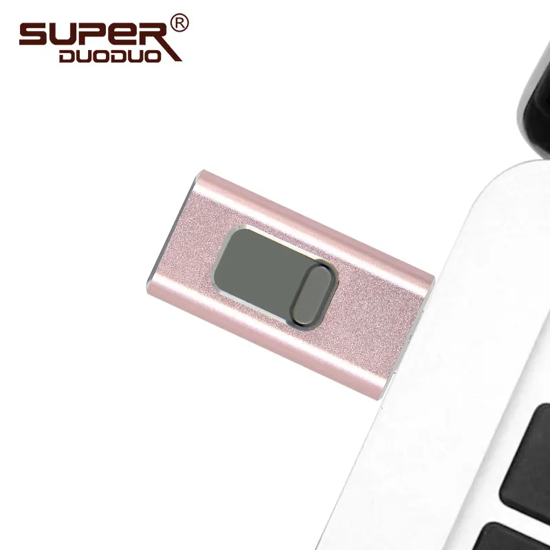 Usb флеш-накопитель 128 ГБ, 16 ГБ, 32 ГБ, 64 ГБ, флеш-накопитель HD, внешняя карта памяти для iphone 7, 7 Plus, 6, 6s Plus, 5S, ipad, флешка