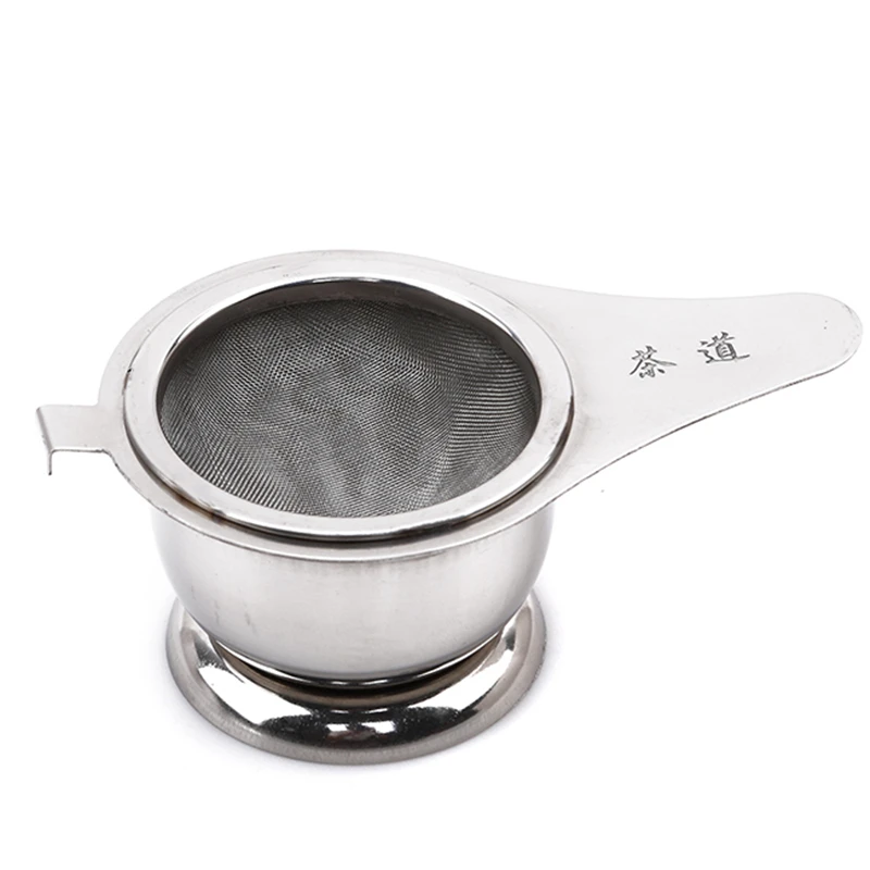 

2Pc/Set Sliver Stainless Steel Tea Strainers Eco-Friendly Tea Infuser Tea Filter Drinkware Kitchen Accessories