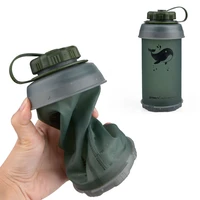 750ml collapsible water bottle reusable foldable folding lightweight compact for camping backpacking hiking climbing bottles