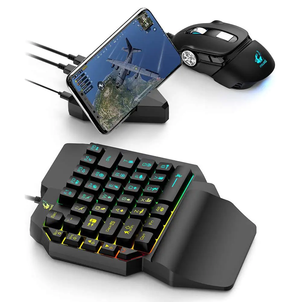 G30 1 6 м Проводная игровая клавиатура с светодиодный Подсветка 35 ключей помощью