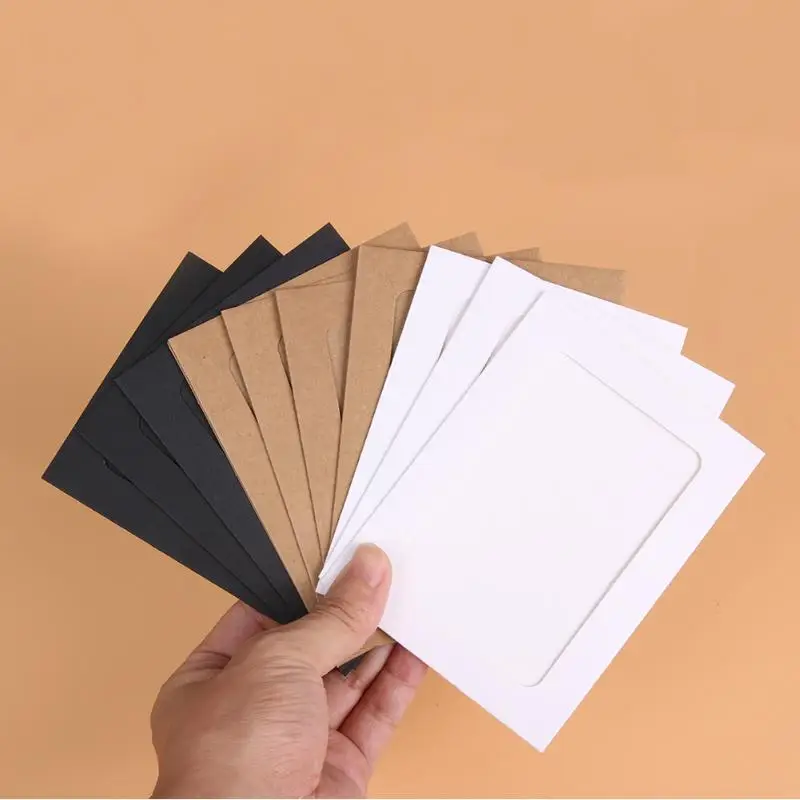 Настенная подвесная рамка для фотографий и картин 10 шт. 3 7 дюймов крафт бумага с