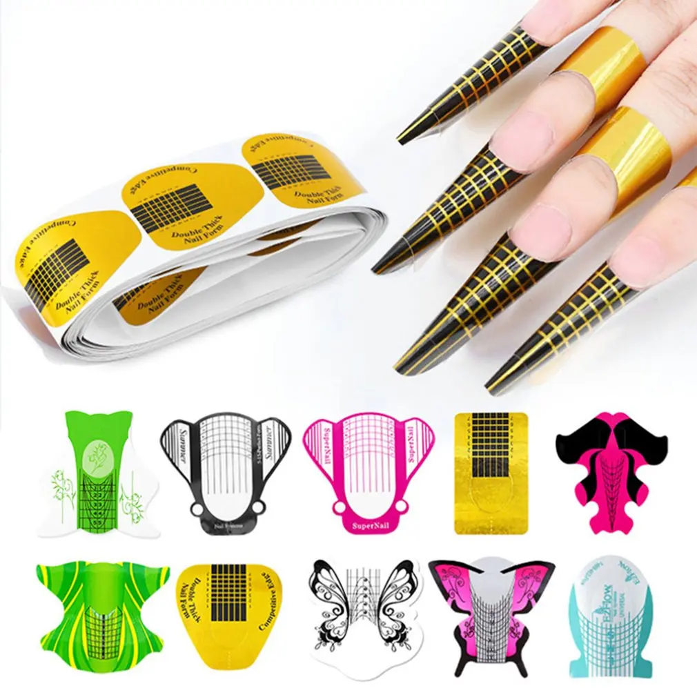 

Nail Paper Holder French Nail Phototherapy Extension Armor Tool Horseshoe Butterfly Rectangular Paper Tray
