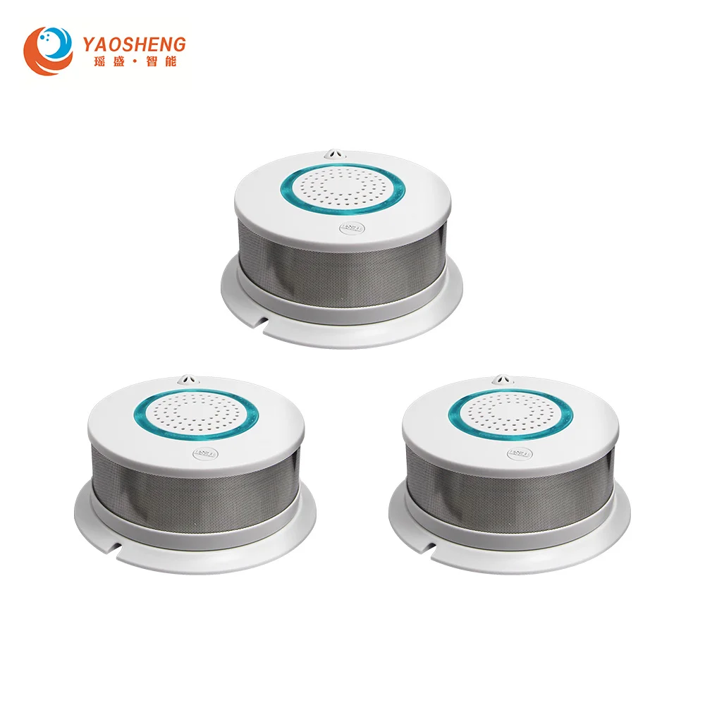 PA-438W-3 Wi-Fi дым+ тепловой детектор независимая сигнализация беспроводная пожарная защита датчик дыма Домашняя безопасность пожарное оборудование умное приложение управление - Цвет: PA-438W-3