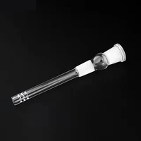 14 4mm glass on glass downstem diffuser male female joint glass down stem adapter for glass banger smoking water pipes
