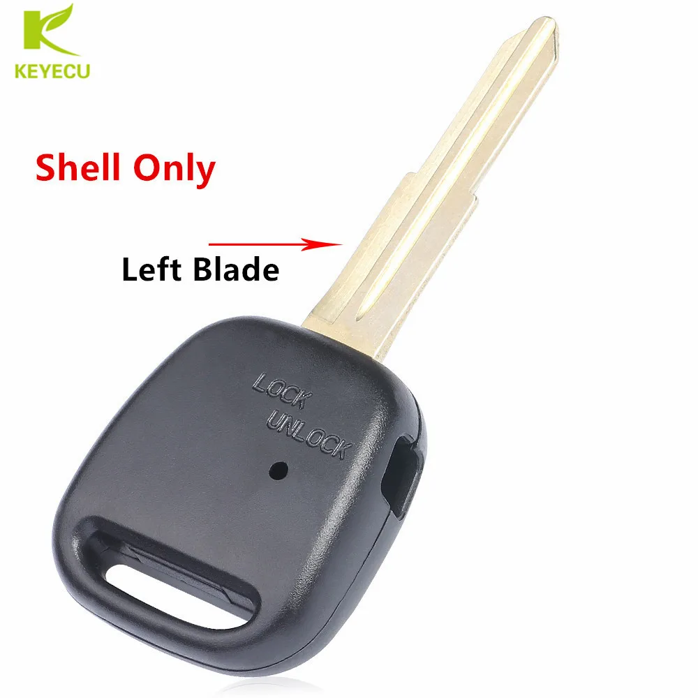 Новинка запасной необработанный чехол KEYECU для дистанционного ключа с боковой