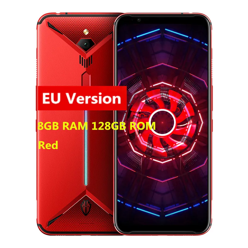 8GB 128GB Red EU Мобильный телефон Nubia Red Magic 3, 8 ГБ, 128 ГБ, 6,65 дюймов, Snapdragon855, отпечаток пальца, передний, 5000 МП, задний, МП, мАч, игровой телефон, европейская версия - Цвет: 8GB 128GB Red EU
