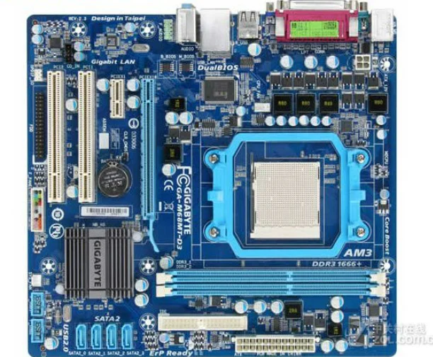 

GA-M68MT-D3 оригинальная настольная материнская плата для AMD GA-M68MT-D3P DDR3 Socket AM3 GM68MT-D3P M68MT-D3 USB2.0 материнская плата