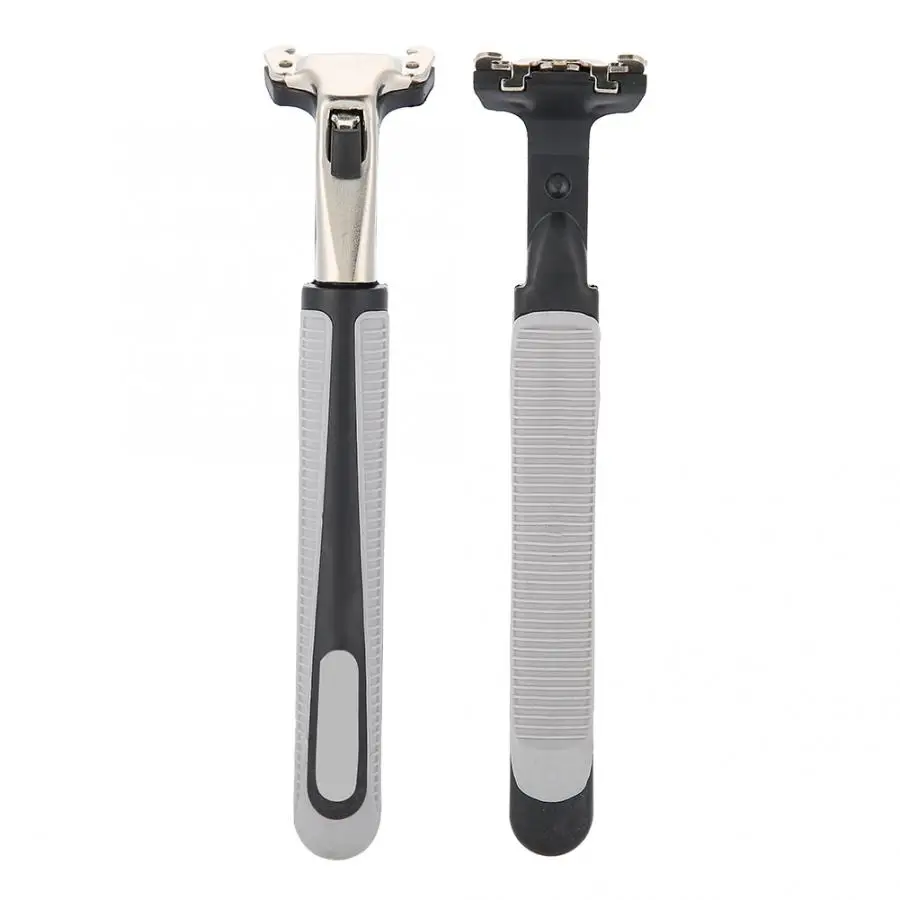 Бритва 1 шт. Мужская пластиковая противоскользящая бритва с двойной кромкой