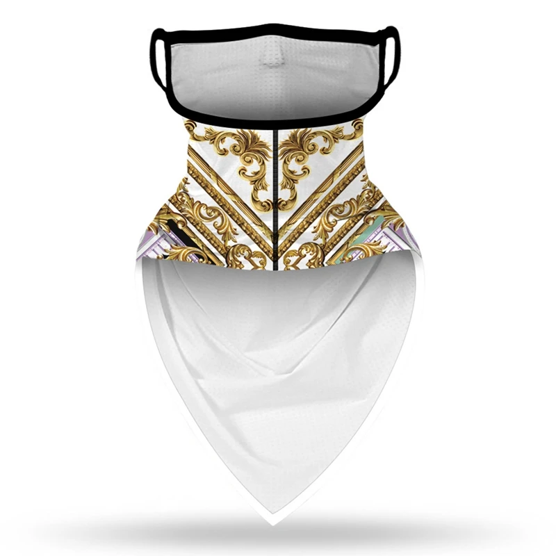 

Cycling Face Bandana Outdoor Sports Women Men Headband Faceshield Mask Neck Sunproof Triangle Hiking Scarves