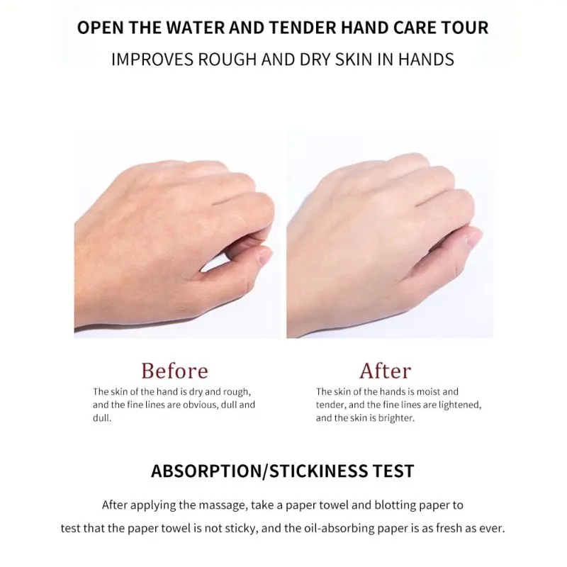 2019 Plant Essence Hand Cream Moisturizing Smooth Fine Lines Brighten Skin Color Nourishing For Winter |