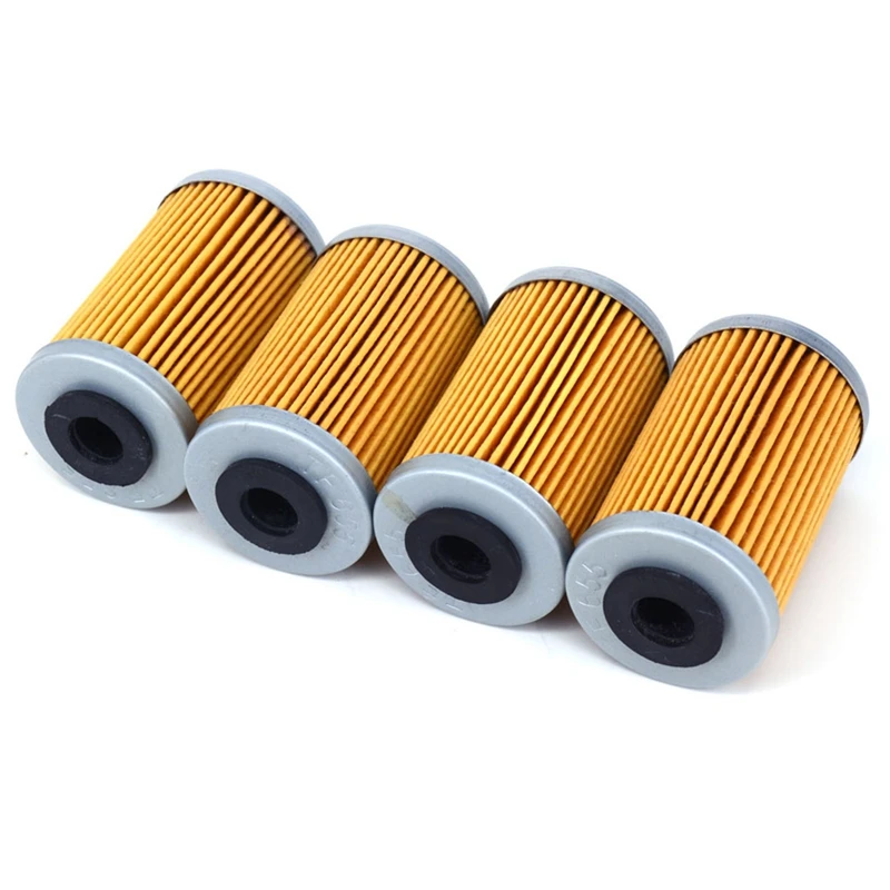 Мотоцикл 4 шт. машинный Масляный фильтр для Excf Sxf Xcf Xcfw Exc Xc Duke 125 250 390 450 500 525