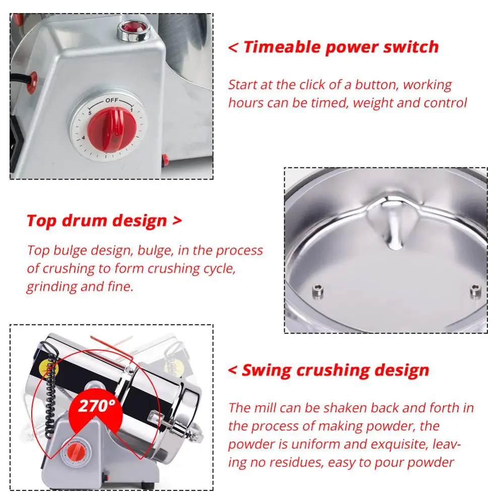 Зерновая кофемашина для трав злаков лекарств кофейных зерен специй мельница