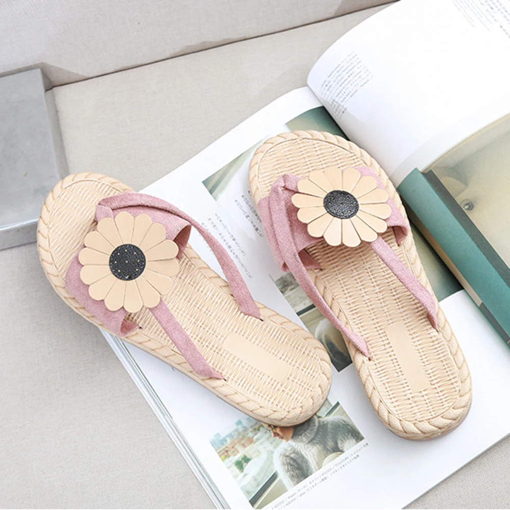 Сандалии и шлепанцы hy335 женские с мягкой подошвой пляжные тапочки елочным