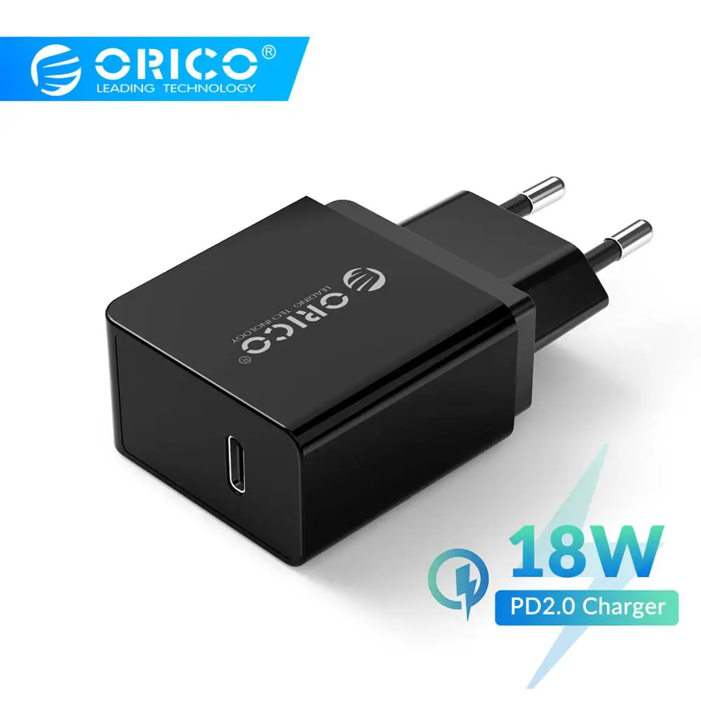 ORICO 18 Вт PD2.0 usb type C зарядное устройство Быстрая зарядка PD 2 0 быстрое для iPhone 11Pro Max