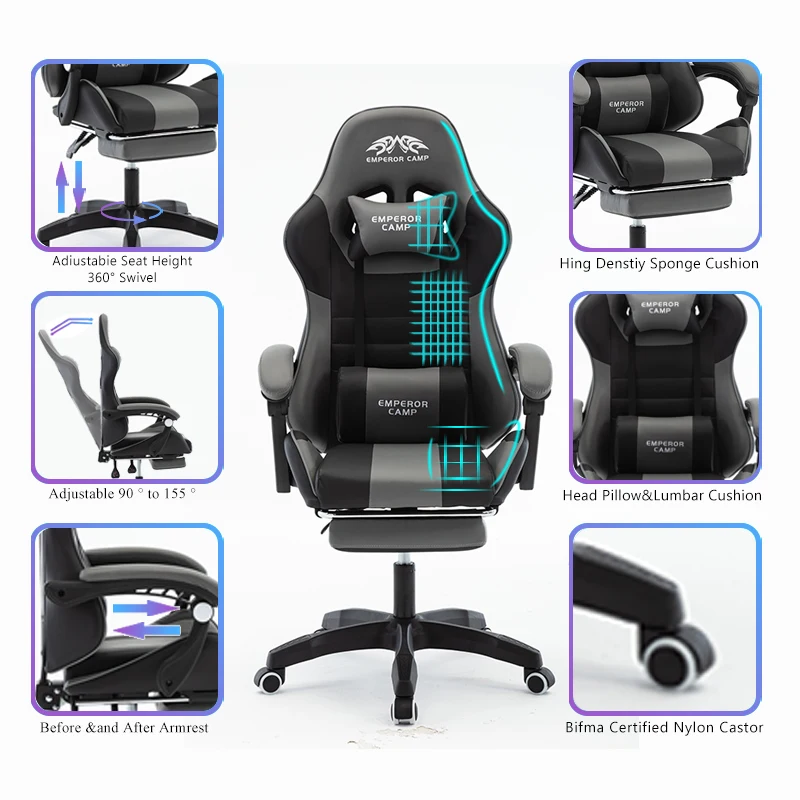 Computer Game Chair High Quality Office Boss Internet Bar Home Adjustable Leisure Chair|Офисные стулья| |