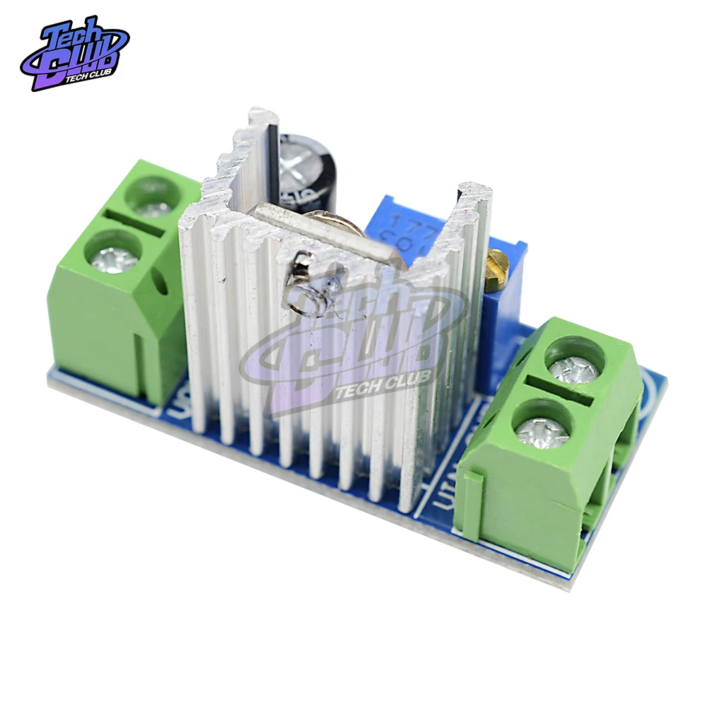 LM317 DC преобразователь понижающий модуль печатной платы линейный регулятор