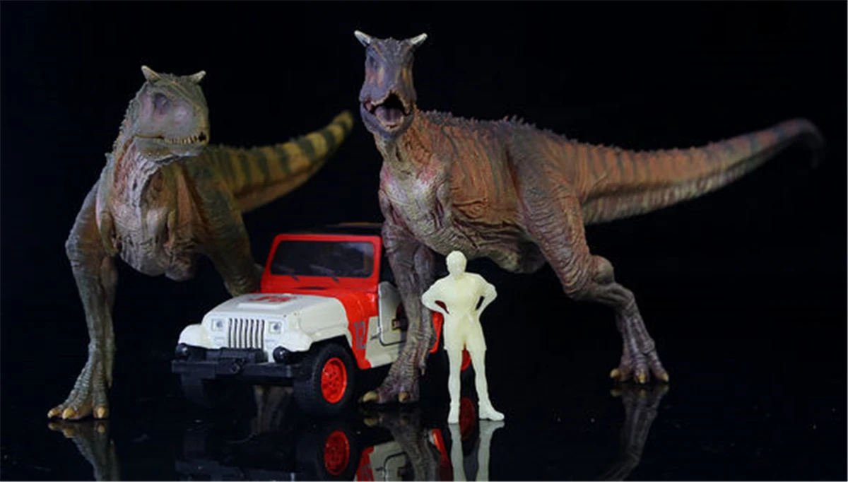 

IN STOCK Nanmu 1/35 Carnotaurus Figure Carno Model Dinosaur Unisex Adults Kid Gift Toy Collector Decor With Doll Figure