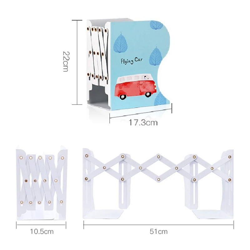 1 шт. Kawaii металлическая настольная книга выдвижной держатель книжного блока