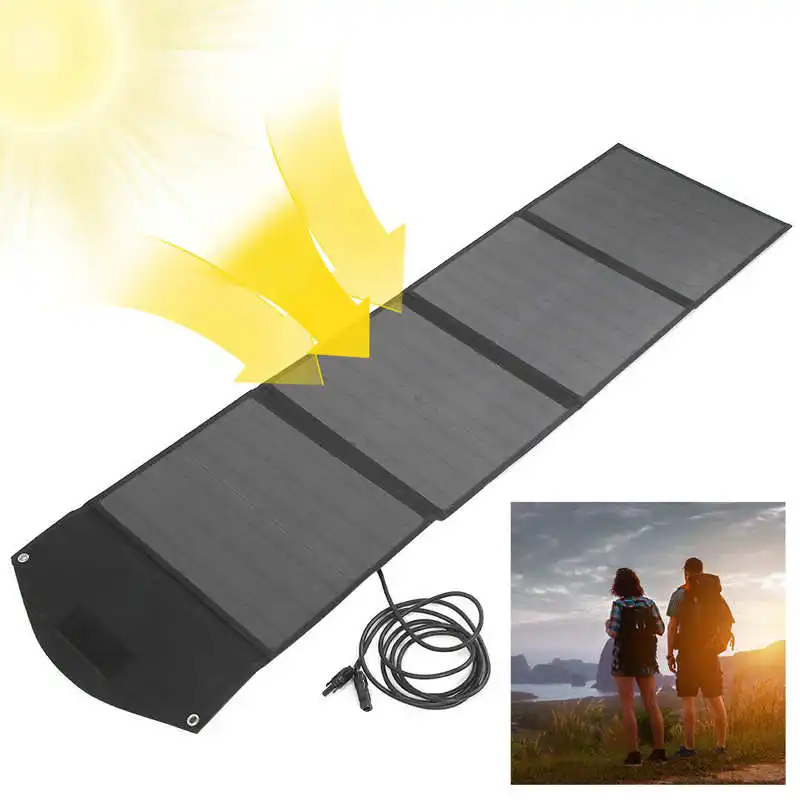 100 Вт 18В складное солнечное сумка USB Порты и разъёмы Гибкая монокристаллическая