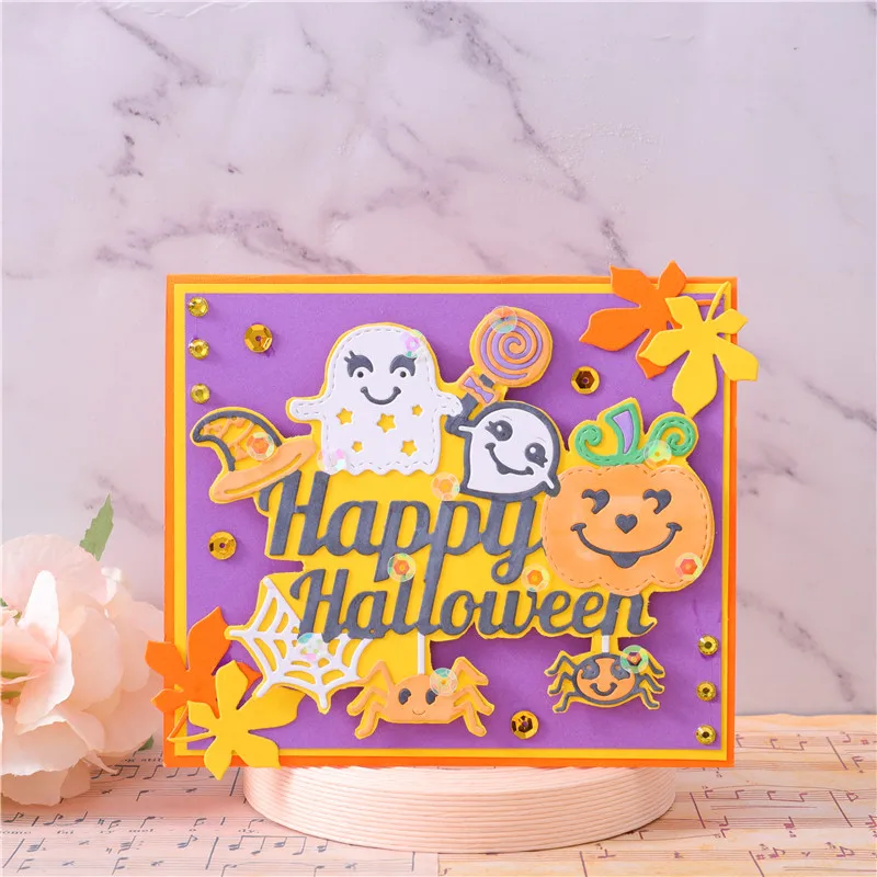 

InLoveArts пресс-формы Хэллоуин металлические пресс-формы Новинка 2020 штампы Скрапбукинг альбом тиснение трафарет высечка украшение