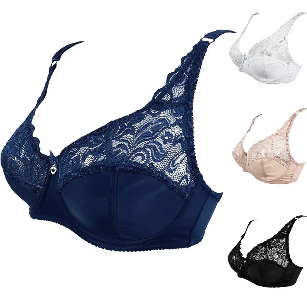 

Underwear Women Sexy Underwired No Pad See Through Lace Patchwork Bra Ultrathin Brassiere бюстгальтер женский 2020