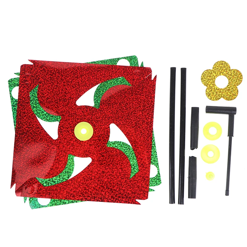 

1pcs Bird Repeller Pinwheels Reflective Sparkly Bird Deterrent Windmill Protect Garden Plant Flower Garden Lawn Decoration