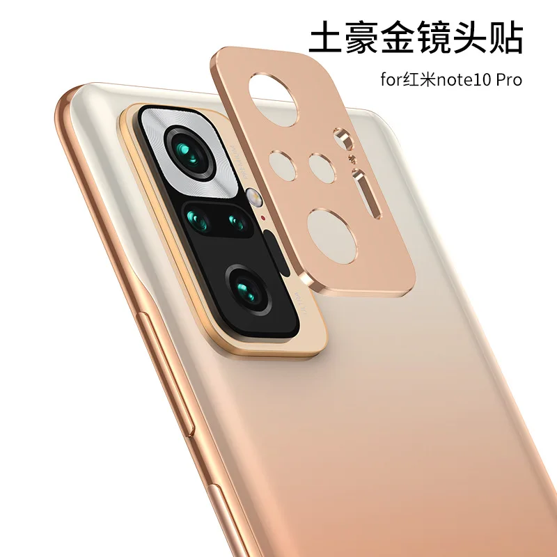 

Aluminum Alloy Metal Lens Film For Xiaomi Redmi Note 10 Pro Len Protector Ring Camera Lens for Redmi Note 10 Anti-scratch Films