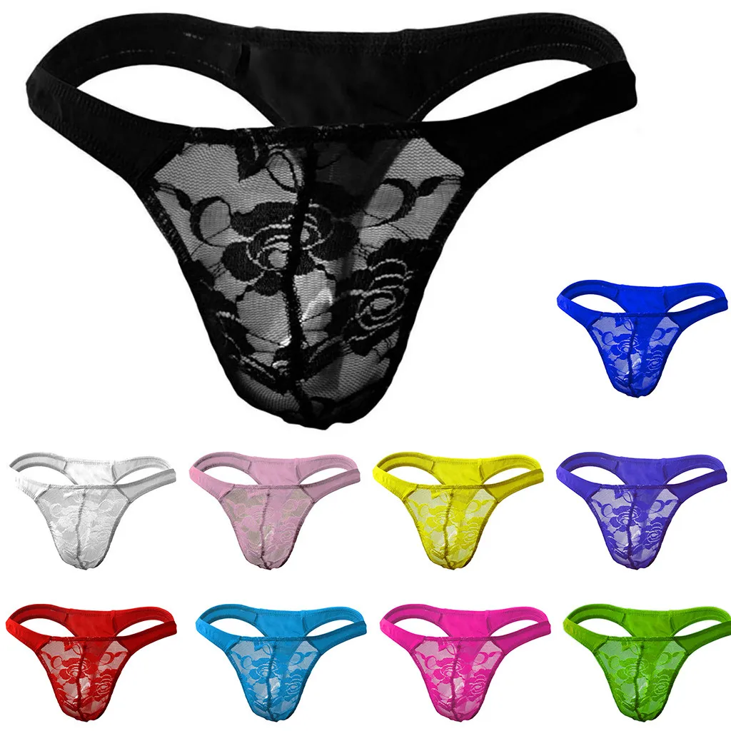 Мужское сексуальное нижнее белье Gay Jockstrap Tangas мужское кружевные сетчатые стринги трусы трусы| |
