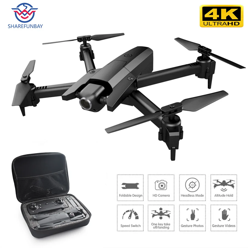 Дрон 4k HD 1080p WiFi видео в реальном времени FPV оптический поток для поддержания