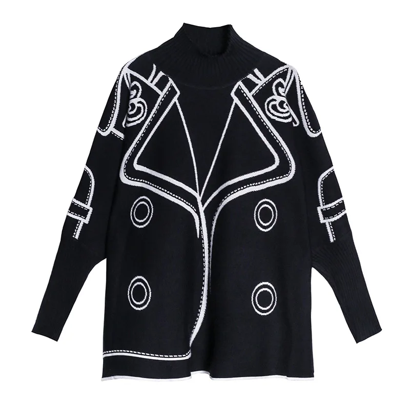 

Oversized Korean Style Women Long Sleev hoodie plus size print spring Sweatshirts Q199