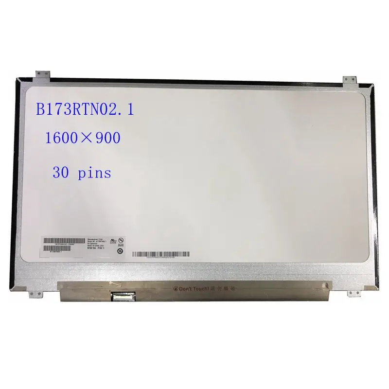 Оригинальный B173RTN02.1 B173RTN02.2 NT173WDM N11 17 3 дюйма ЖК экран для ноутбука 1600x900 30