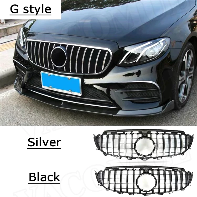 Сетчатая Решетка переднего бампера для Mercedes Benz W213 C238 E200 E250 E300 E320 E350 E53 AMG