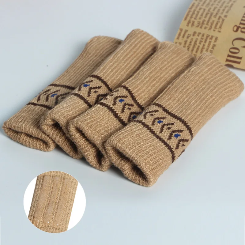 16 шт./лот двухслойные Чехлы для ножек стула стола противоскользящие Защитные