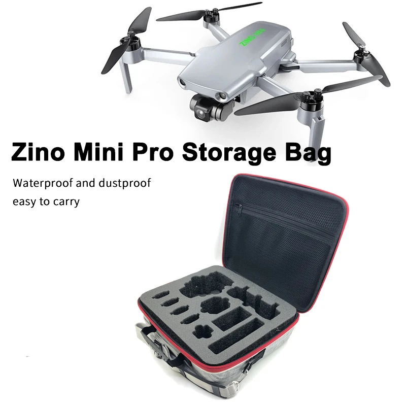 

High Quality RC Drone Storage Bag for Hubsan ZINO Mini PRO Drone Carrying Bag Handbag Shoulder Bag Waterproof 33x27x11cm