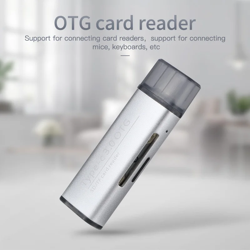 KUULAA Type C USB 3 0 алюминиевый OTG телефон Мульти устройство для чтения карт памяти
