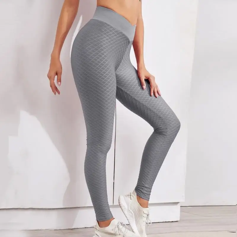 Buttocks Hip Lift Leggings Women Sexy V-Shaped High Waist Fitness Leggings Seamless Knitting Workout Clothes Breathable