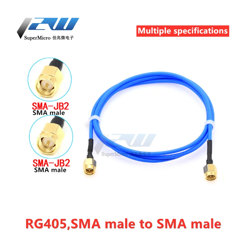 Коннектор SMA прямой коаксиальный кабель RF штекер RG405 086 адаптер кабеля